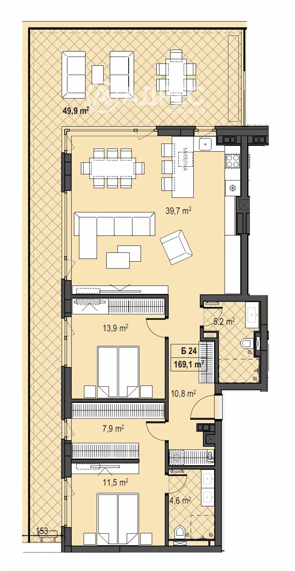 Продава 3-СТАЕН, гр. София, Бояна, снимка 4 - Апартаменти - 54143471