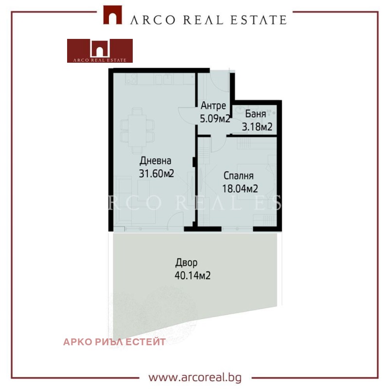 Продаја  1 спаваћа соба Софија , Крастова вада , 74 м2 | 54922802 - слика [4]