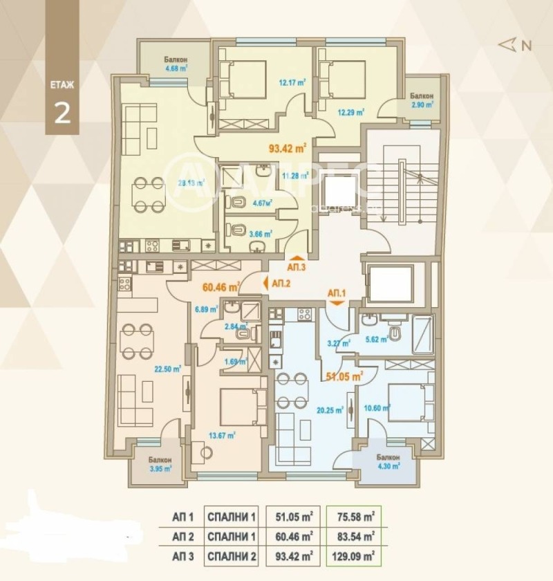 Продава 2-СТАЕН, гр. София, Център, снимка 4 - Апартаменти - 53072935