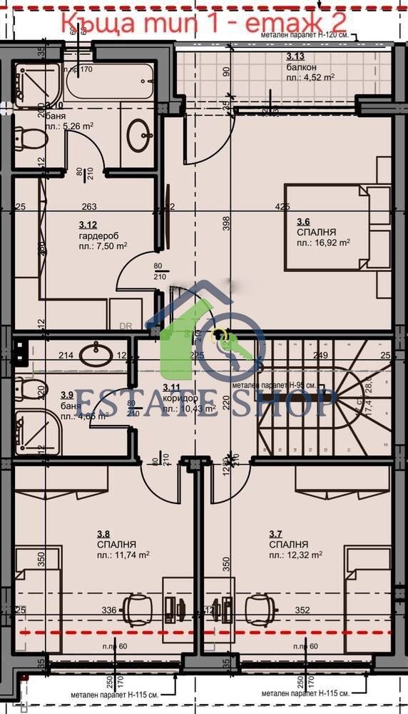Zu verkaufen  Haus region Plowdiw , Belashtiza , 158 qm | 52302115 - Bild [2]