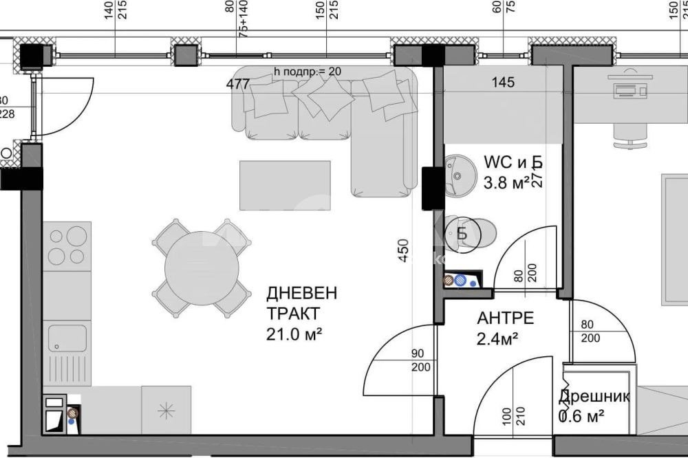 Продава 2-СТАЕН, гр. Варна, Владислав Варненчик 1, снимка 8 - Апартаменти - 53073570