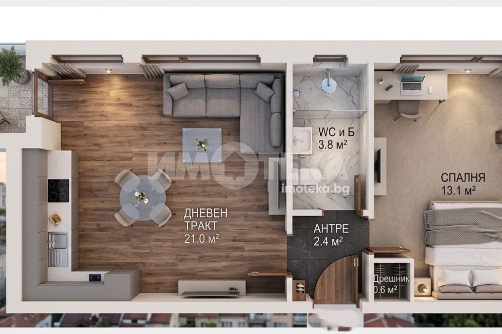 Продава 2-СТАЕН, гр. Варна, Владислав Варненчик 1, снимка 3 - Апартаменти - 53073570