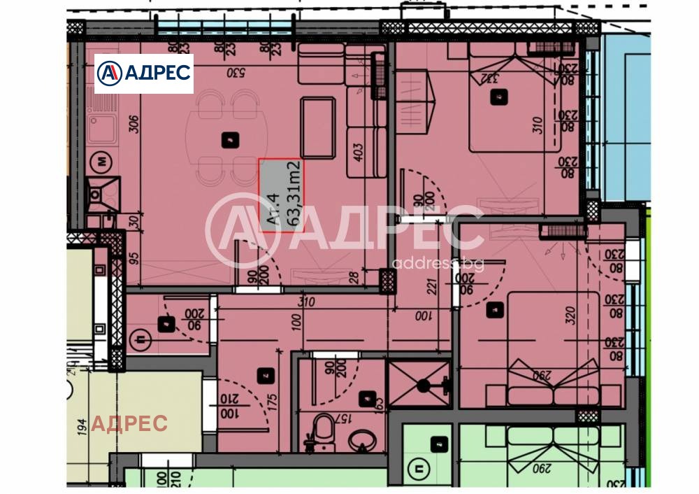 Продава 3-СТАЕН, гр. Варна, Виница, снимка 4 - Апартаменти - 53902050