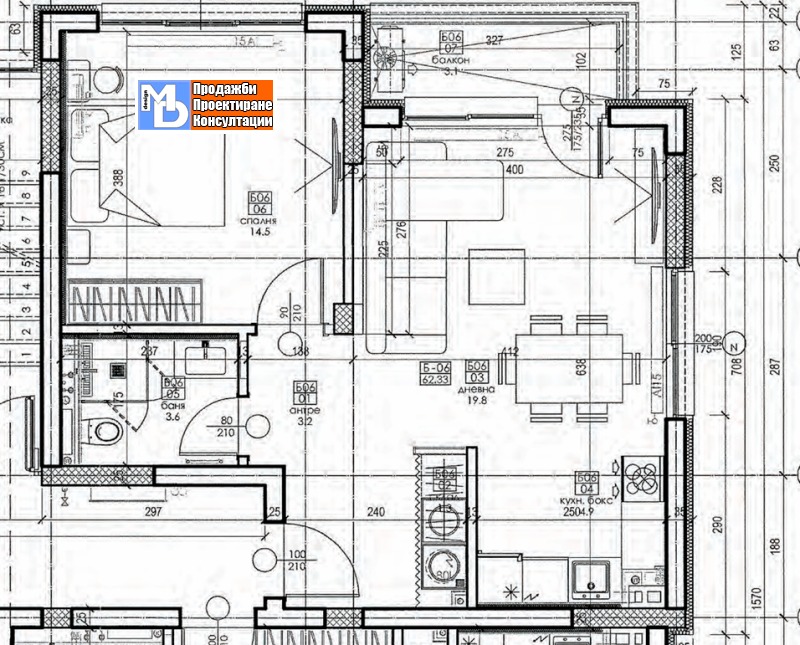 Продава 2-СТАЕН, гр. София, Дружба 2, снимка 2 - Апартаменти - 53388561