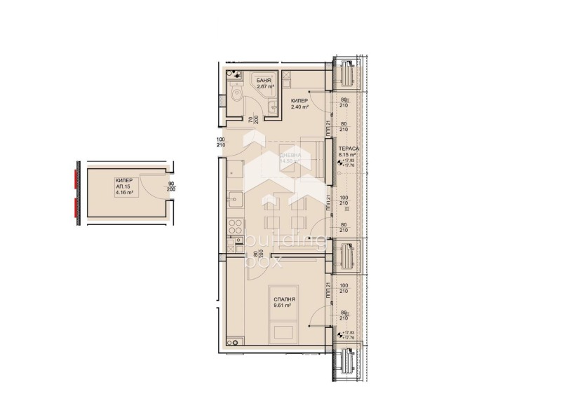 Продава 2-СТАЕН, гр. Варна, Изгрев, снимка 1 - Aпартаменти - 48102128