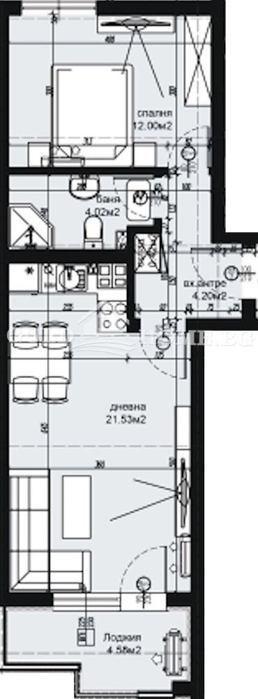 Продава 2-СТАЕН, гр. Пловдив, Христо Смирненски, снимка 11 - Апартаменти - 55900476