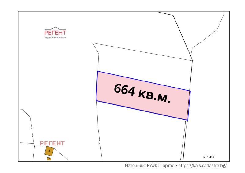 Продава ПАРЦЕЛ в град Габрово, Гачевци - 664 кв.м / 7 055.83 € » 13 800 лв., РЕГЕНТ