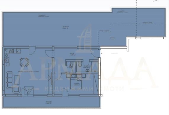 Продава  2-стаен град Пловдив , Коматево , 105 кв.м | 76646593 - изображение [2]