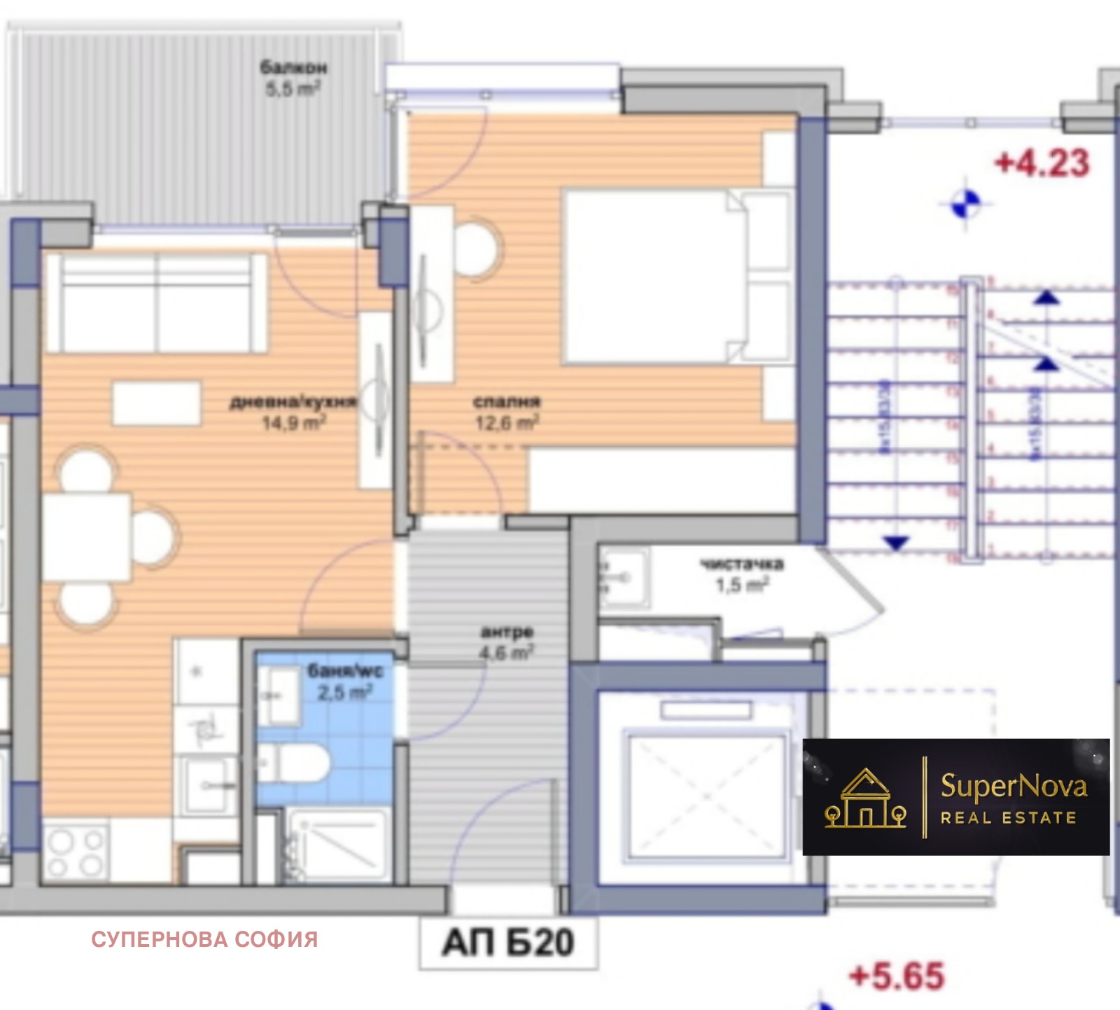 Продава 2-СТАЕН, гр. София, Малинова долина, снимка 2 - Апартаменти - 53957577