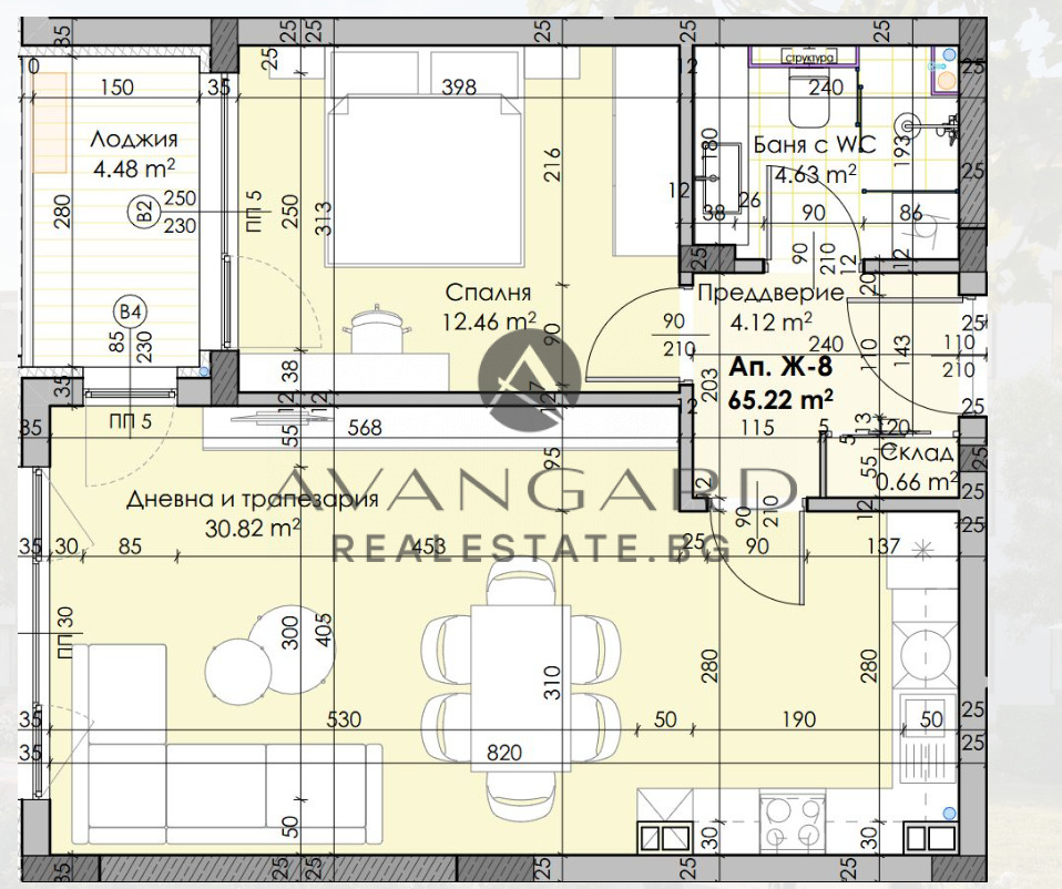 Продава 2-СТАЕН, гр. Пловдив, Остромила, снимка 5 - Апартаменти - 54281059