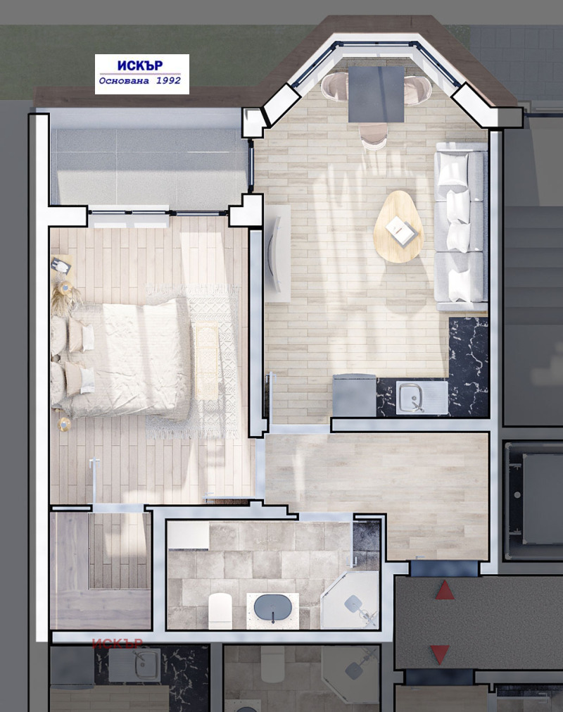 Продава 2-СТАЕН в град София, Люлин 10 - 71 кв.м / 125 031 € » 244 539.38 лв., ИСКЪР