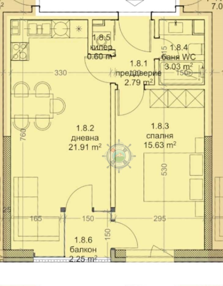 Satılık  1 yatak odası Varna , Troşevo , 65 metrekare | 55274197 - görüntü [2]