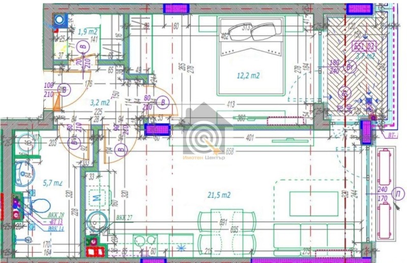 Продава 2-СТАЕН, гр. София, Малинова долина, снимка 2 - Апартаменти - 52896237