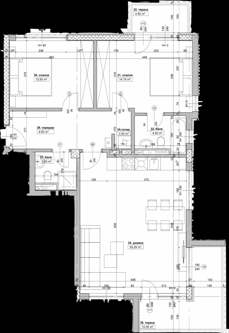 Продава 3-СТАЕН, гр. София, Бояна, снимка 13 - Апартаменти - 53186303