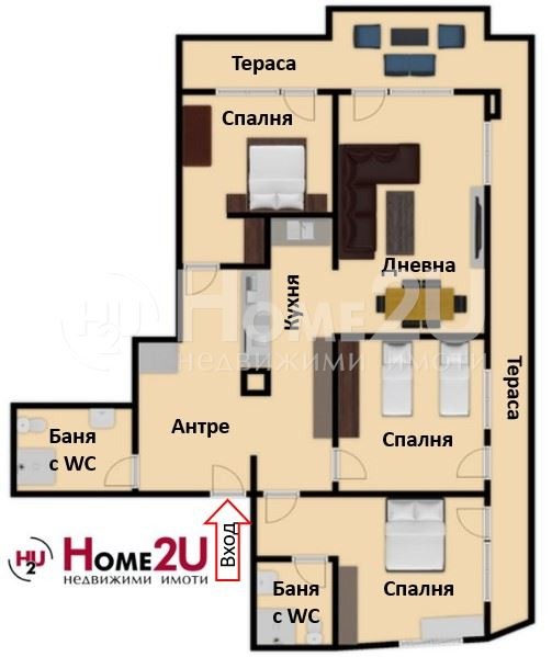 Продава 4-СТАЕН, гр. Бургас, Сарафово, снимка 15 - Апартаменти - 53285728