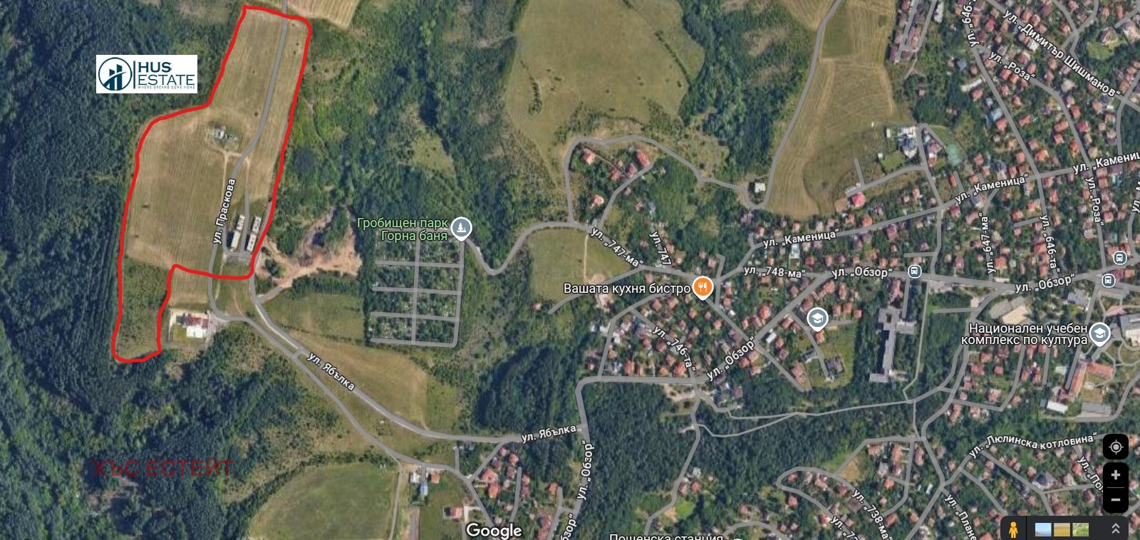 Продава ПАРЦЕЛ, гр. София, Горна баня, снимка 2 - Парцели - 49222248