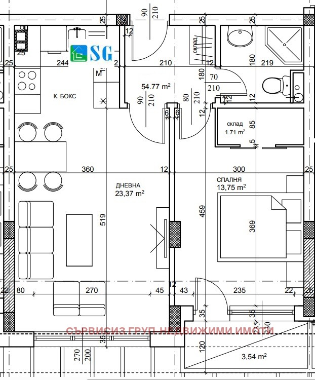 Продава  2-стаен град София , Обеля 1 , 66 кв.м | 58176761 - изображение [2]