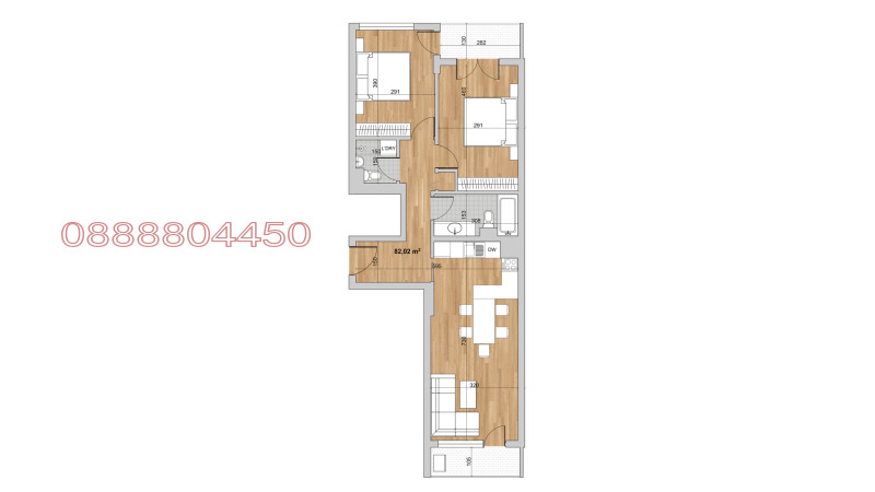 Zu verkaufen  2 Schlafzimmer Sofia , Krastowa wada , 100 qm | 81724717 - Bild [11]