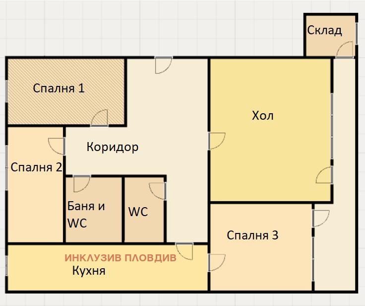 De vânzare  3 dormitoare Plovdiv , Marașa , 98 mp | 59296259 - imagine [17]