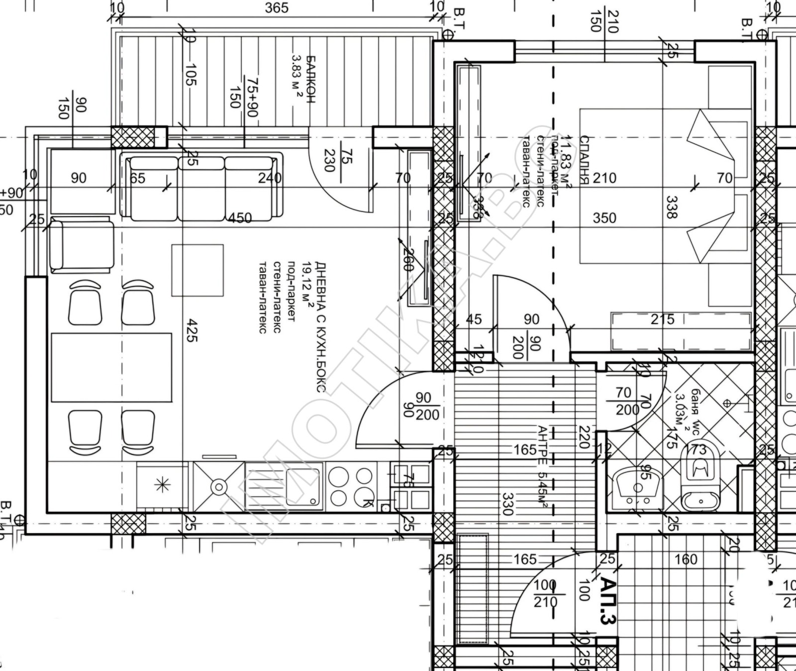 Продава 2-СТАЕН, гр. Варна, Виница, снимка 11 - Апартаменти - 53705191