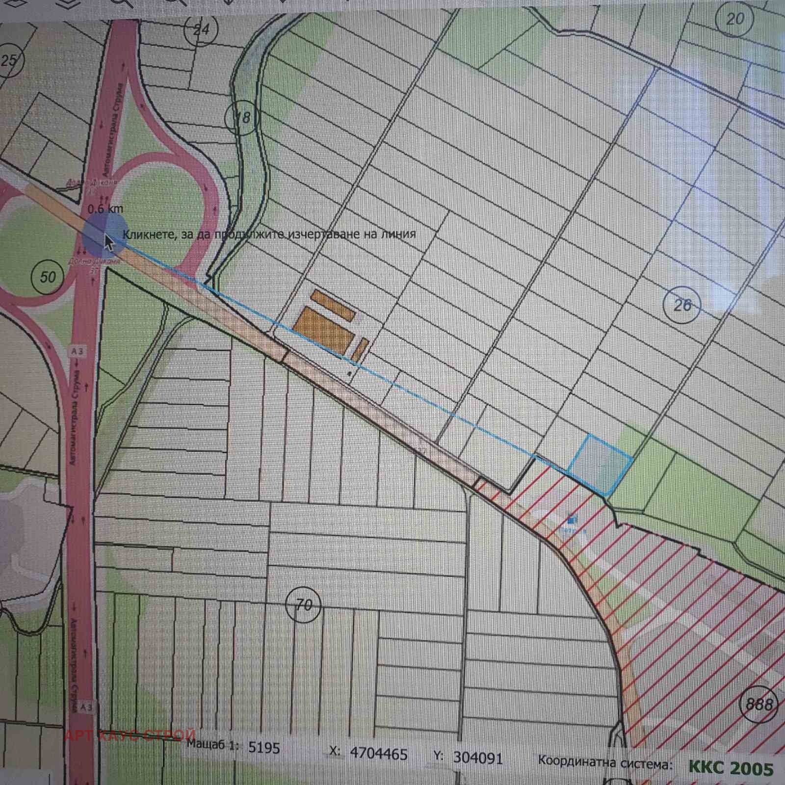 Продава ПАРЦЕЛ, с. Долна Диканя, област Перник, снимка 8 - Парцели - 54319780