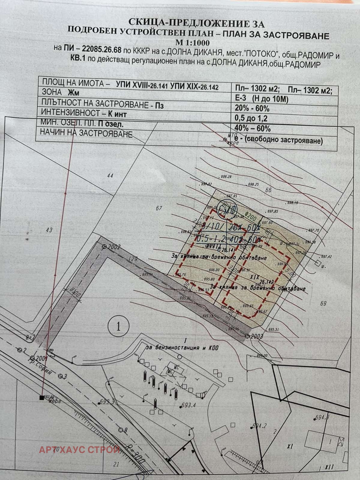 Продава ПАРЦЕЛ, с. Долна Диканя, област Перник
