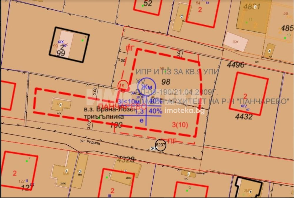 Продава ПАРЦЕЛ, гр. София, в.з.Врана - Лозен, снимка 3 - Парцели - 54863918