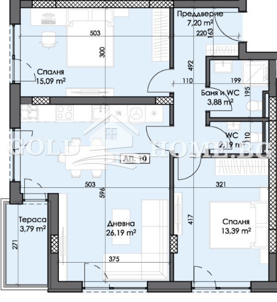 Продава 3-СТАЕН, гр. Пловдив, Тракия, снимка 3 - Апартаменти - 54884319