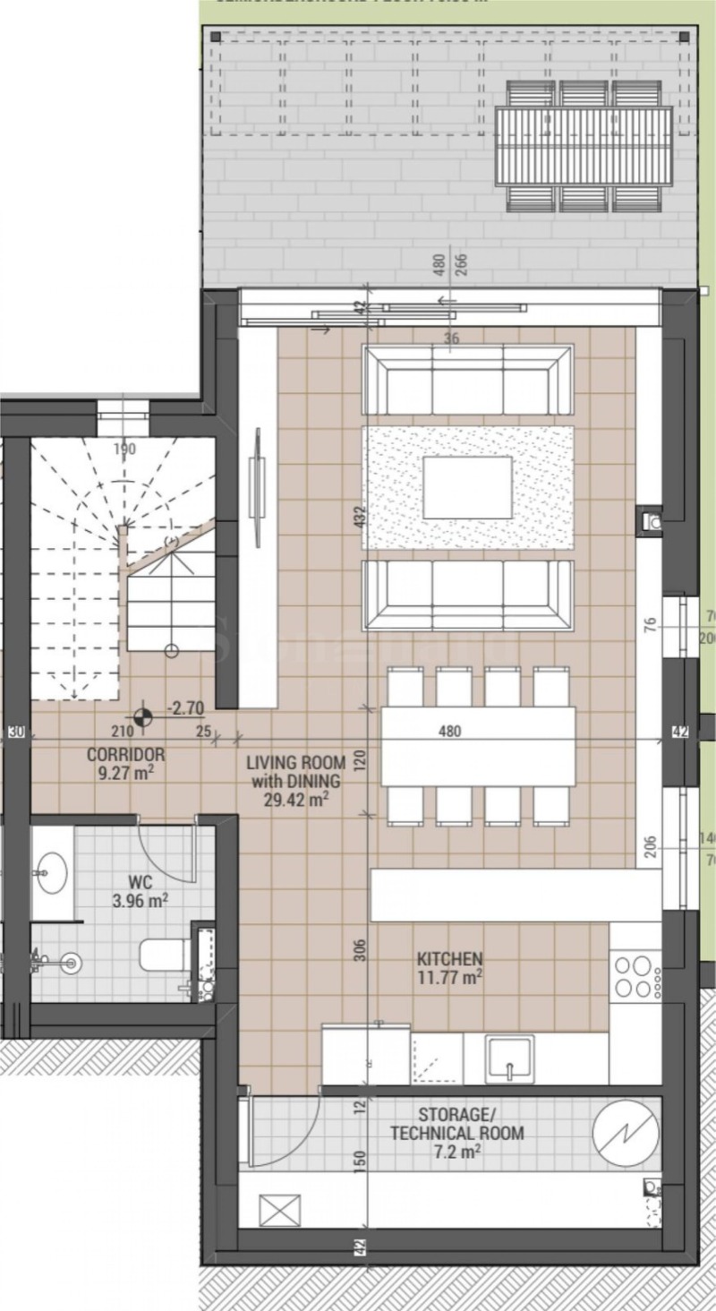 Продава КЪЩА, гр. София, в.з.Малинова долина - Герена, снимка 3 - Къщи - 53112744