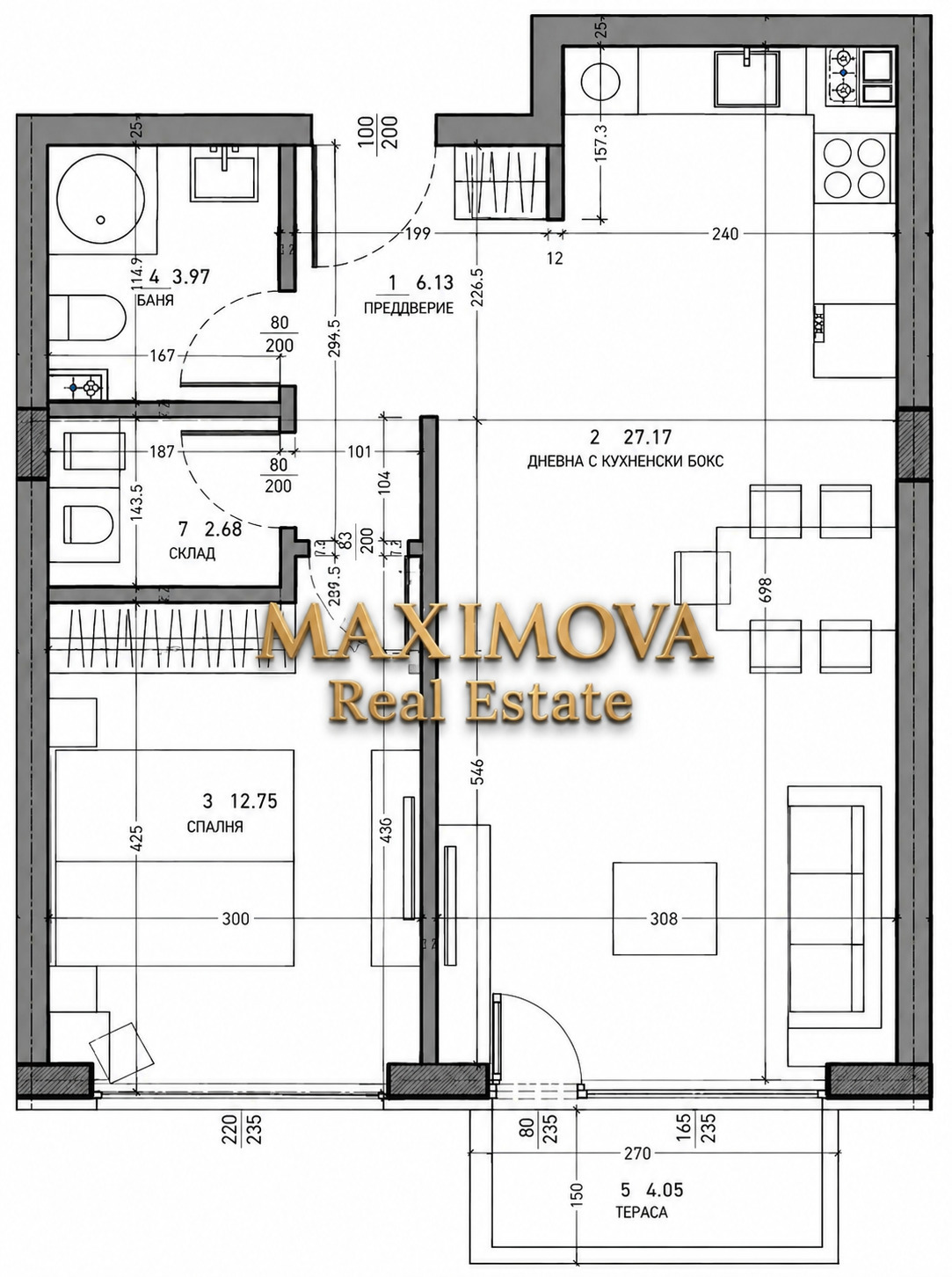 Продава 2-СТАЕН, гр. София, Малинова долина, снимка 6 - Апартаменти - 56271560