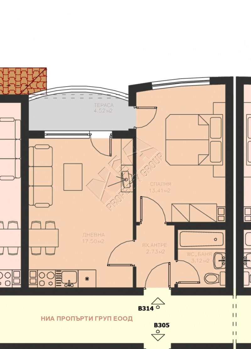 Продаја  1 спаваћа соба регион Бургас , Созопол , 57 м2 | 22203952 - слика [10]