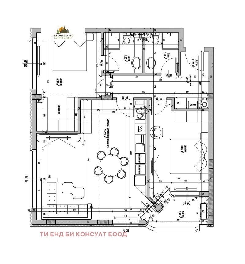 Продава 3-СТАЕН, гр. София, Малинова долина, снимка 4 - Апартаменти - 46700741