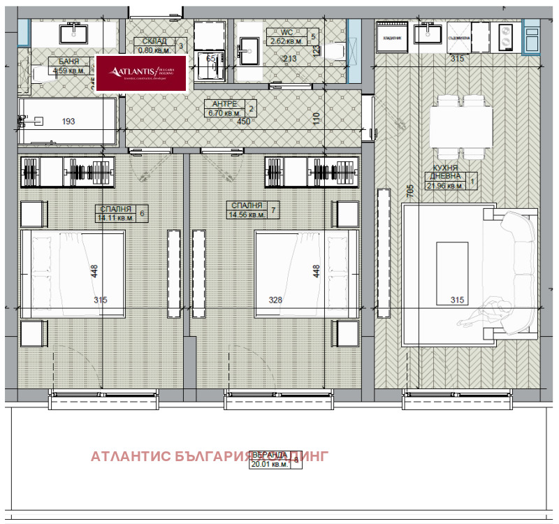 Продава  3-стаен град София , Люлин 6 , 110 кв.м | 51128223 - изображение [5]