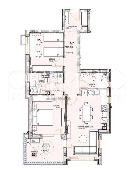 Til salgs  2 soverom Burgas , Sarafovo , 124 kvm | 92860284 - bilde [3]