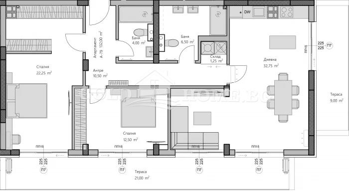Продава 3-СТАЕН, гр. Пловдив, Христо Смирненски, снимка 9 - Апартаменти - 56128208