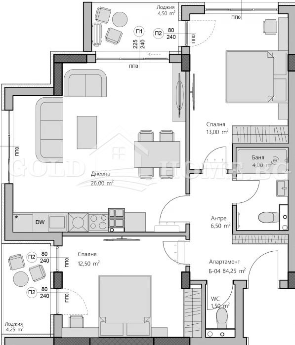 Продава 3-СТАЕН, гр. Пловдив, Христо Смирненски, снимка 4 - Апартаменти - 56128208