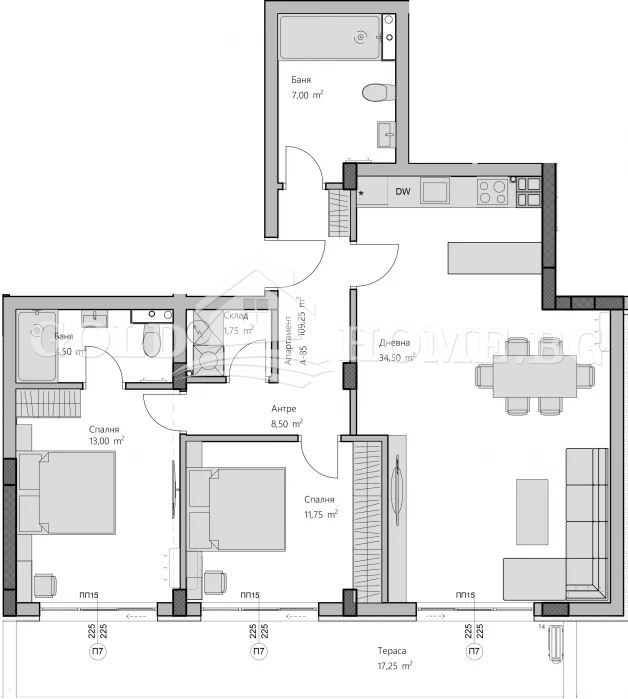 Продава 3-СТАЕН, гр. Пловдив, Христо Смирненски, снимка 6 - Апартаменти - 56128208