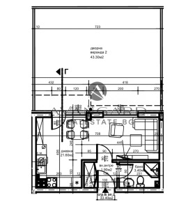 1 slaapkamer Christo Smirnenski, Plovdiv 6