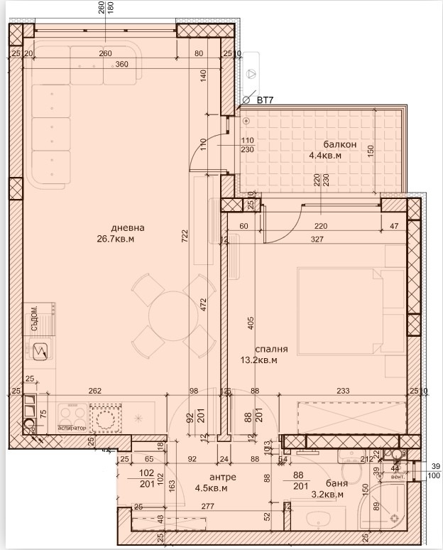 Продава 2-СТАЕН, гр. Пловдив, Остромила, снимка 1 - Aпартаменти - 49298791