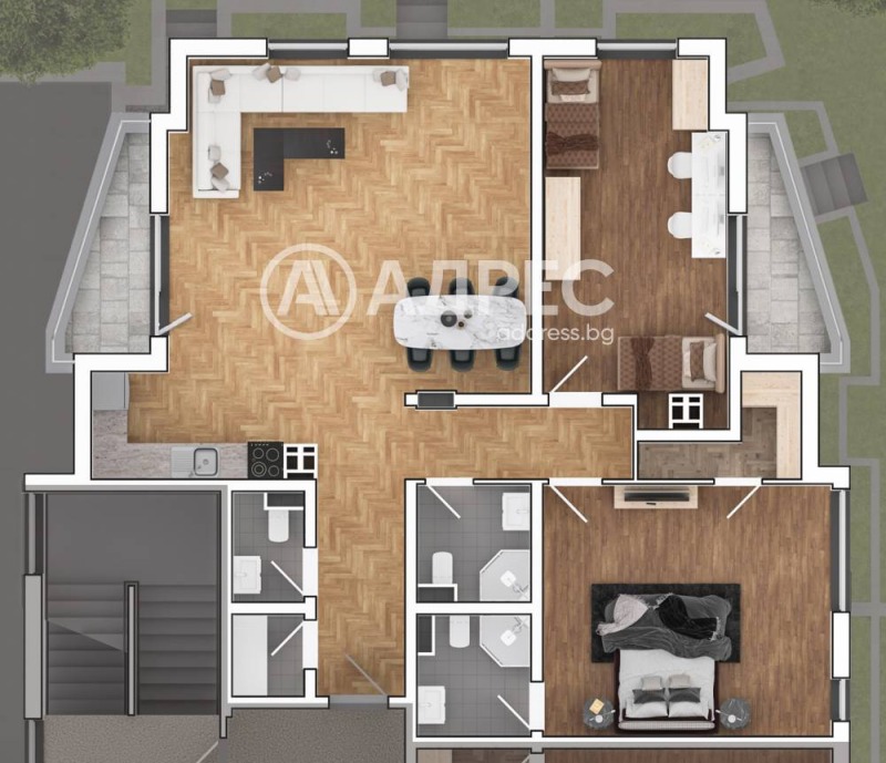 À venda  2 quartos Sofia , Lozenec , 222 m² | 37873564 - imagem [4]