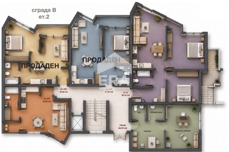 Продава 3-СТАЕН, гр. Бяла, област Варна, снимка 3 - Апартаменти - 55790369