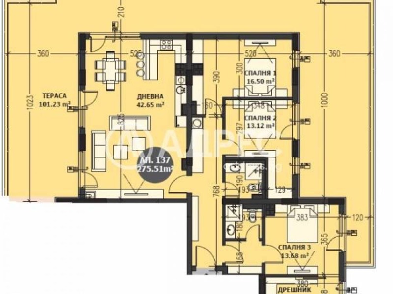 Till salu  3+ sovrum Sofia , Malinova dolina , 275 kvm | 62155286 - bild [4]