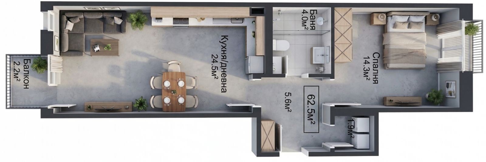 Продава 2-СТАЕН, гр. София, Красно село, снимка 4 - Апартаменти - 54122500