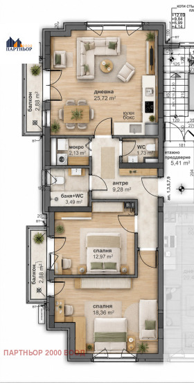 3-СТАЕН, 135 m2