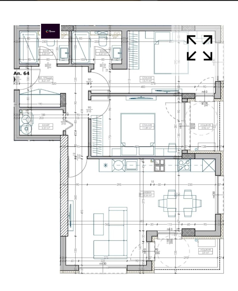 Продава  3-стаен, град Варна, Младост 2 •  135 000 EUR • ID 86481789 — holmes.bg - [1] 