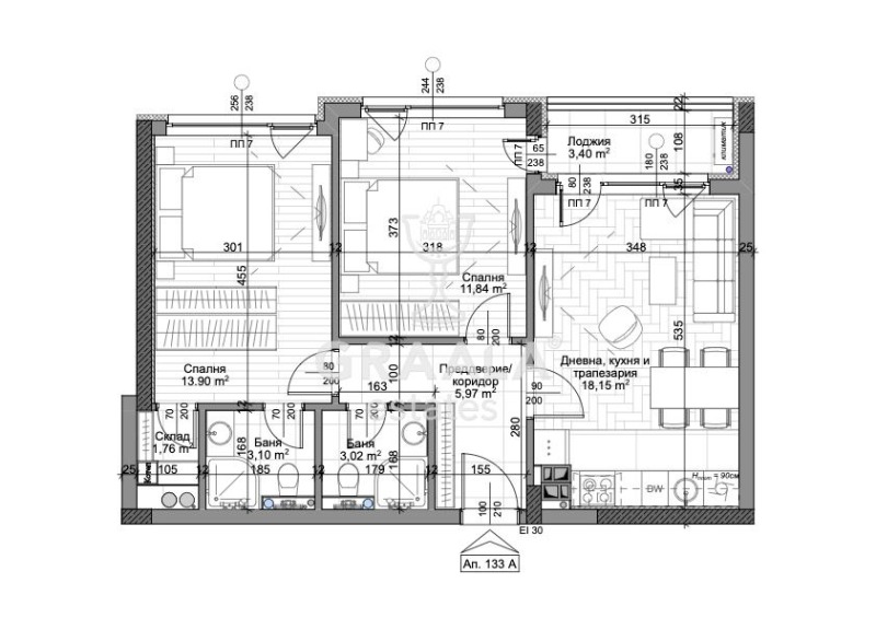 For Sale  2 bedroom Sofia , Mladost 4 , 84 sq.m | 96088309