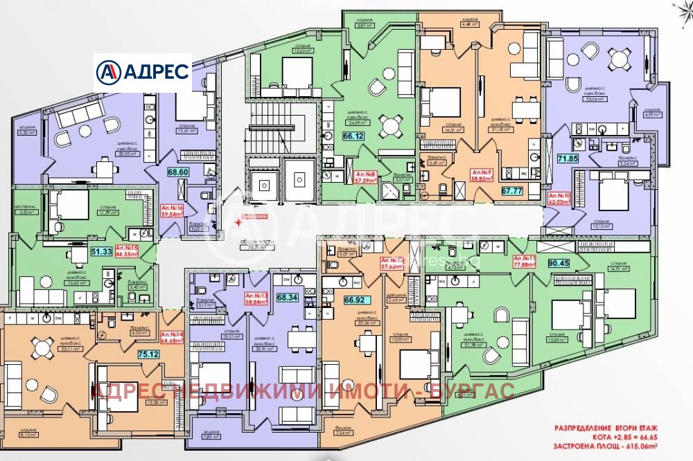Продава 2-СТАЕН, гр. Бургас, област Бургас, снимка 7 - Апартаменти - 54029662