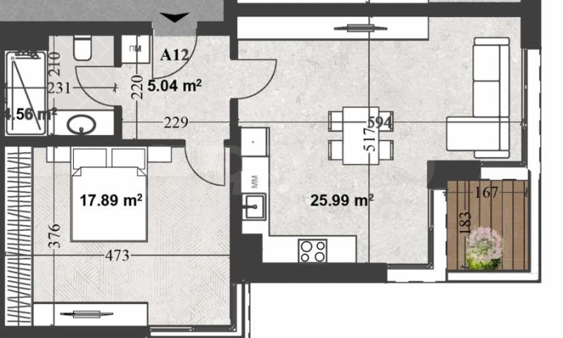 Продава 2-СТАЕН, гр. София, Кръстова вада, снимка 3 - Апартаменти - 53469229