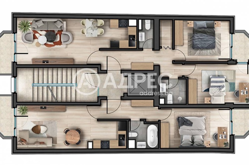 Продава 3-СТАЕН, гр. София, Център, снимка 2 - Апартаменти - 53029901