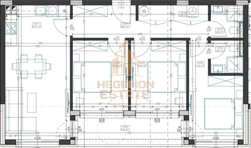 Продава 4-СТАЕН в град Варна, Владислав Варненчик 1 - 116 кв.м / 185 320 € » 362 454.42 лв., ХЕГЕМОН ЕСТЕЙТ